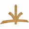Ekena Millwork Davenport Rough Sawn Timber Gable Bracket, Western Red Cedar, 96"W x 44"H x 2"D x 6"F, 11/12 Pitch GBW096X44X0206DAV00RWR - alternate 4